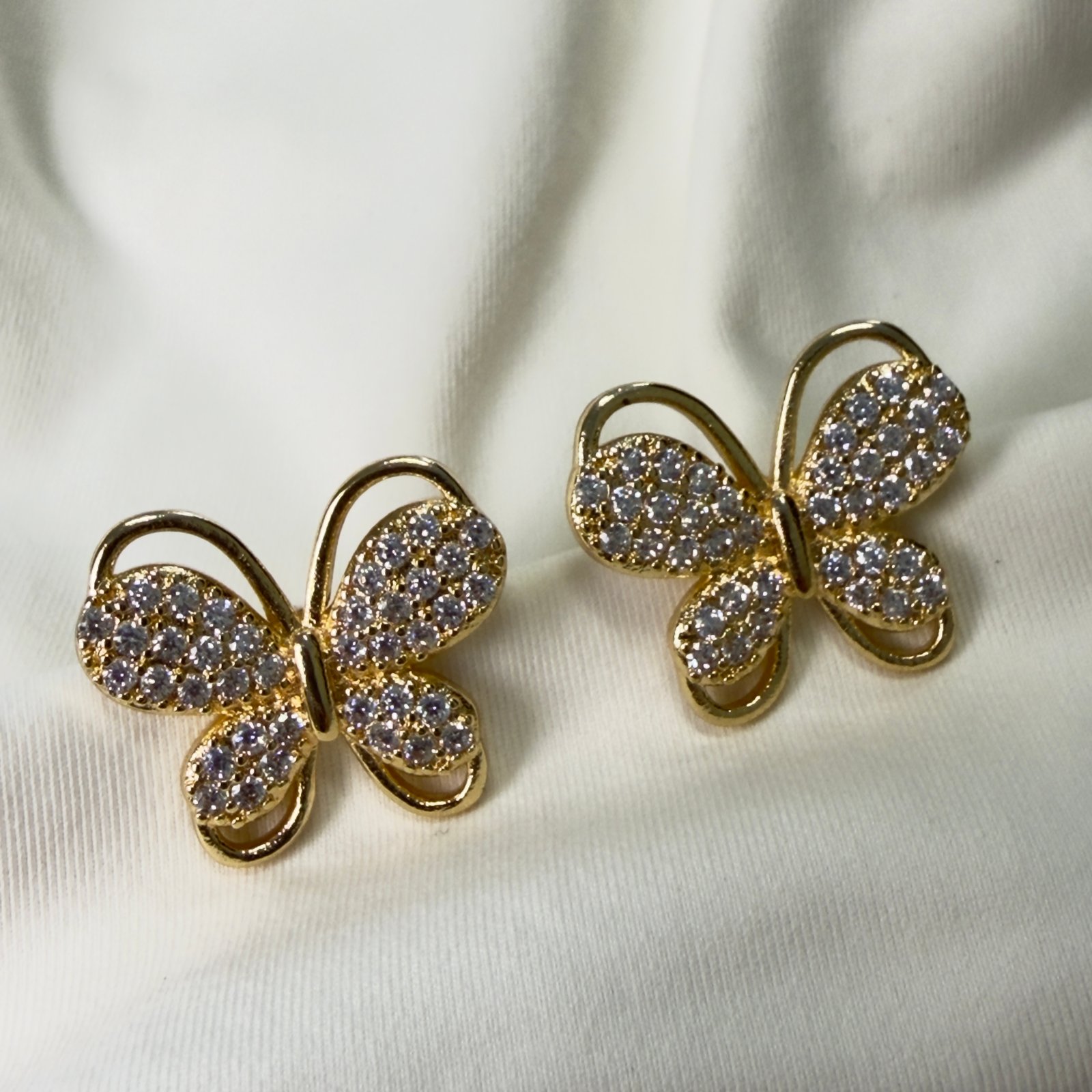 Brinco Farfalla Dourado